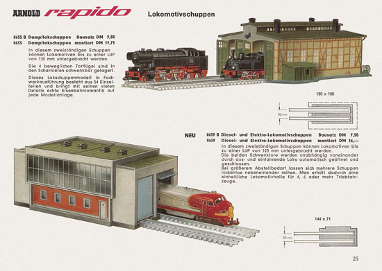 Seite 25 Arnold rapido Katalog 1964-1965