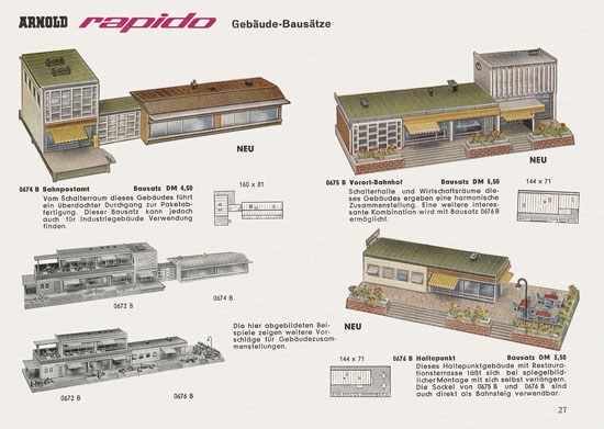 Seite 27 Arnold rapido Katalog 1964-1965