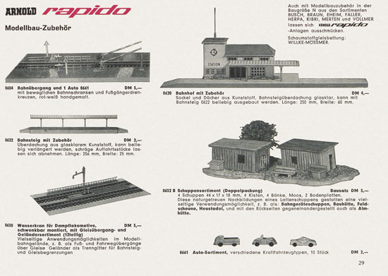 Seite 29 Arnold rapido Katalog 1964-1965