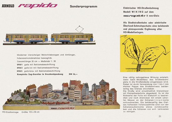 Seite 31 Arnold rapido Katalog 1964-1965
