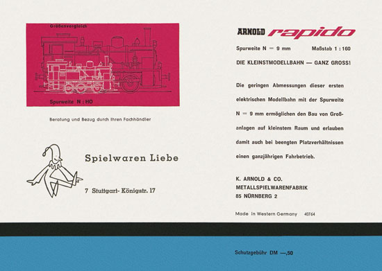 Seite 32 Arnold rapido Katalog 1964-1965
