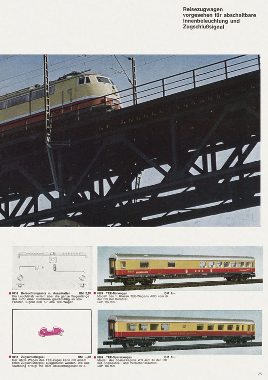 Arnold rapido Katalog 1967-1968