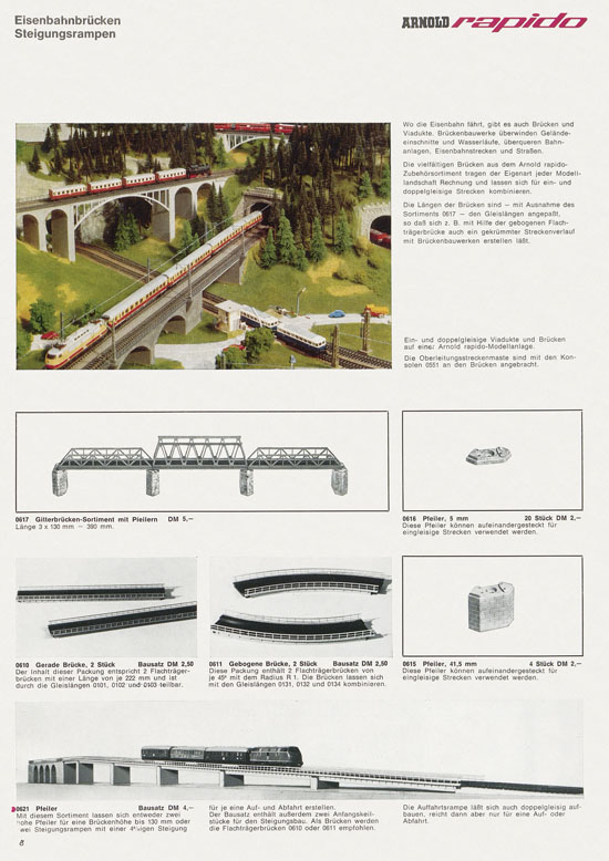 Arnold rapido Katalog 1967-1968