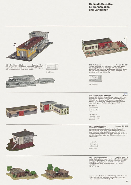 Arnold rapido Katalog 1967-1968