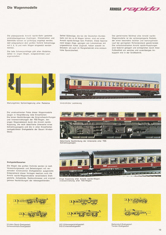 Arnold rapido Katalog 1968-1969