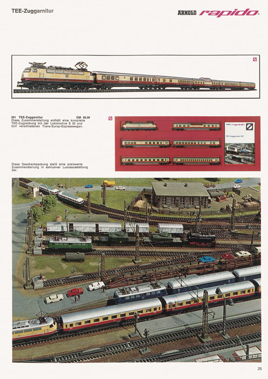 Arnold rapido Katalog 1968-1969