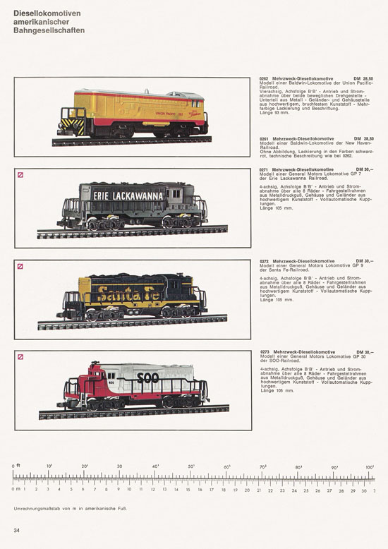 Arnold rapido Katalog 1968-1969