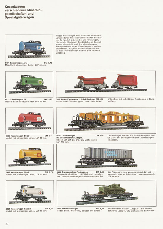 Arnold rapido Modellbahnkatalog 1969-1970