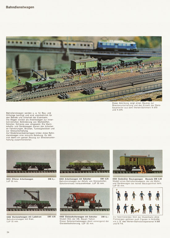 Arnold rapido Modellbahnkatalog 1969-1970