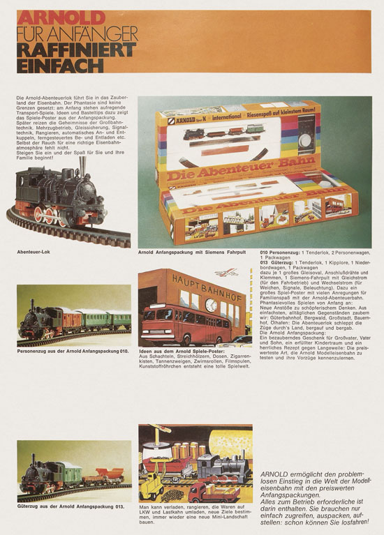 Arnold N Modelleisenbahn-Katalog 1975-1976