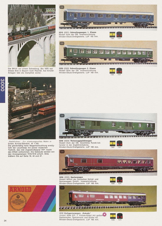 Arnold N Modelleisenbahn-Katalog 1975-1976