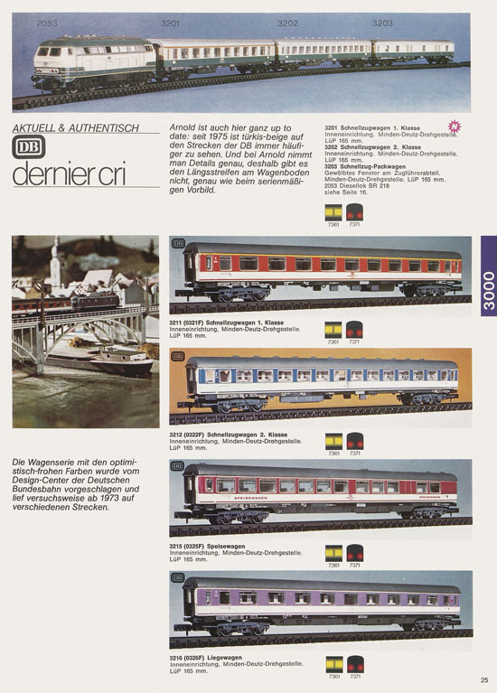 Arnold N Modelleisenbahn-Katalog 1975-1976