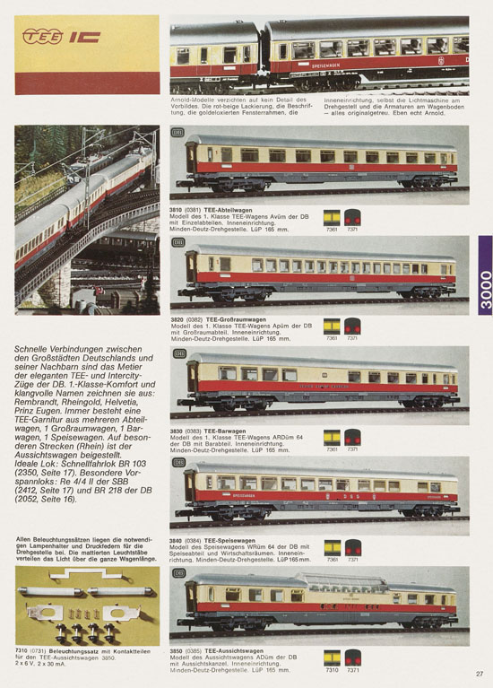 Arnold N Modelleisenbahn-Katalog 1975-1976