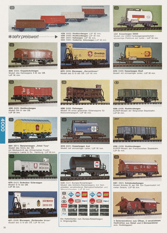 Arnold N Modelleisenbahn-Katalog 1975-1976