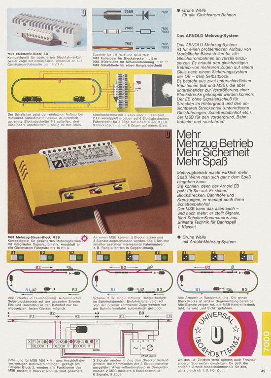 Arnold N Modelleisenbahn-Katalog 1975-1976