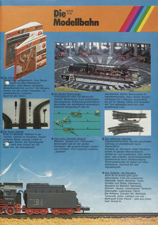 Seite 3 Arnold Katalog N-Modellbahnen 1978-1979
