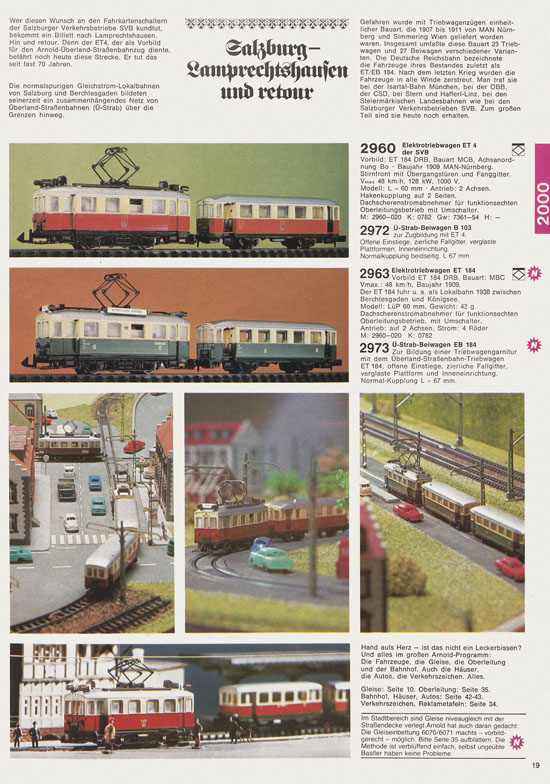 Arnold Katalog N-Modellbahnen 1978-1979