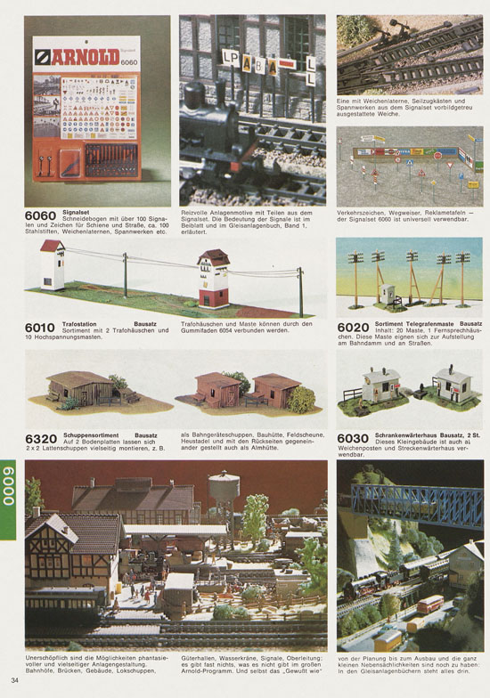 Seite 34 Arnold Katalog N-Modellbahnen 1978-1979