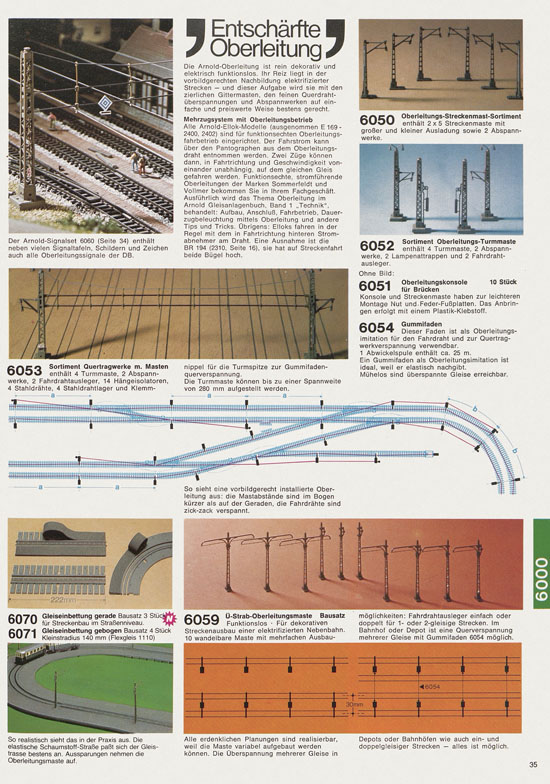 Seite 35 Arnold Katalog N-Modellbahnen 1978-1979