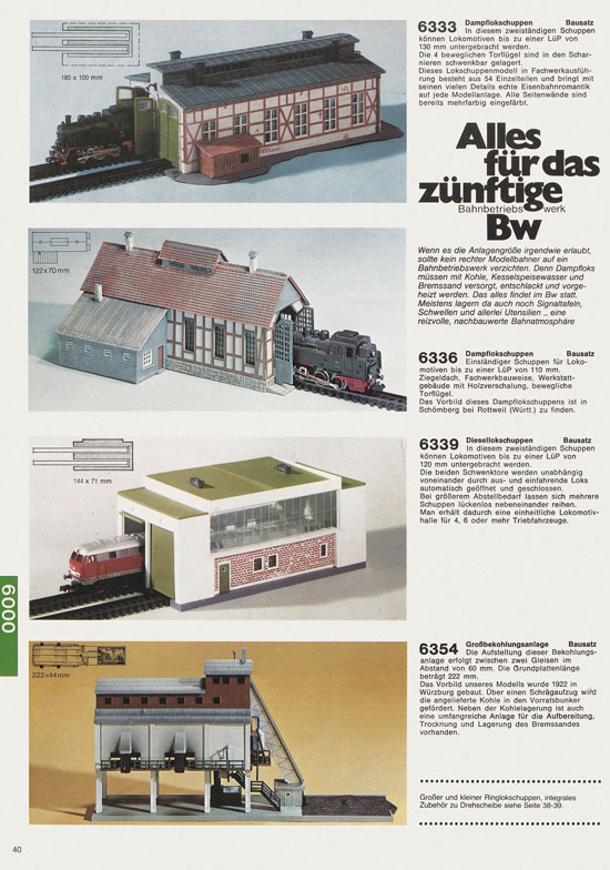 Seite 40 Arnold Katalog N-Modellbahnen 1978-1979