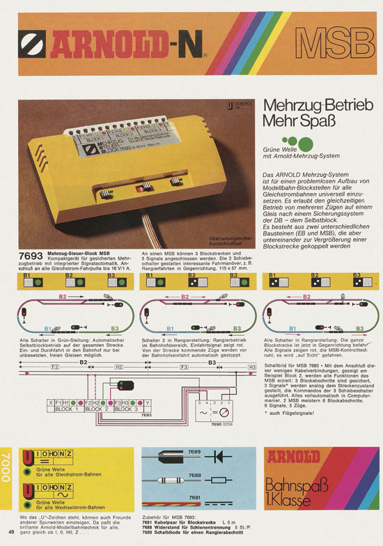 Seite 48 Arnold Katalog N-Modellbahnen 1978-1979