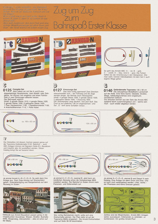 Seite 5 Arnold Katalog N-Modellbahnen 1979-1980