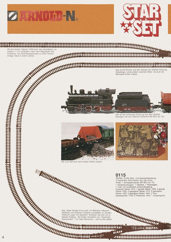 Seite 6 Arnold Katalog N-Modellbahnen 1979-1980