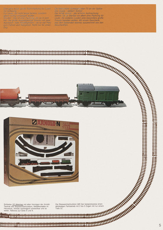Seite 7 Arnold Katalog N-Modellbahnen 1979-1980