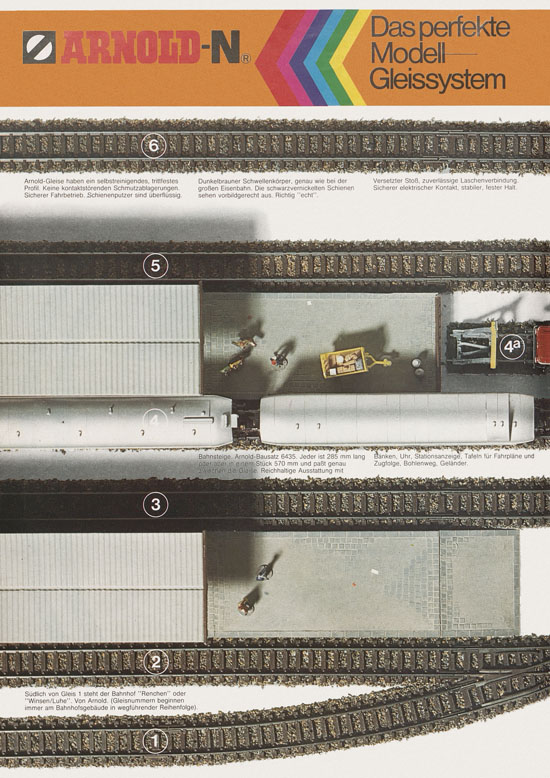Seite 8 Arnold Katalog N-Modellbahnen 1979-1980