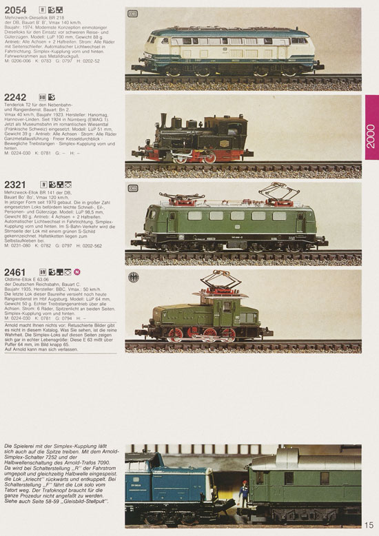 Seite 17 Arnold Katalog N-Modellbahnen 1979-1980