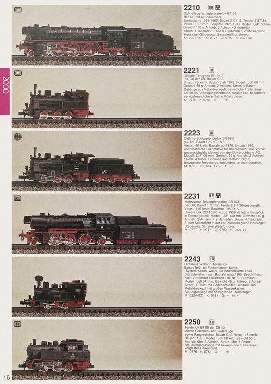 Seite 18 Arnold Katalog N-Modellbahnen 1979-1980
