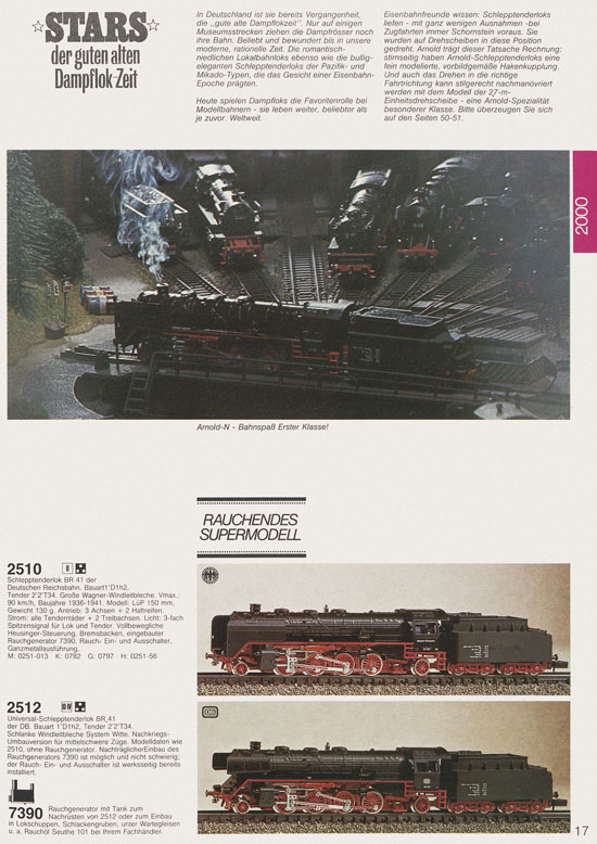 Arnold Katalog N-Modellbahnen 1979-1980