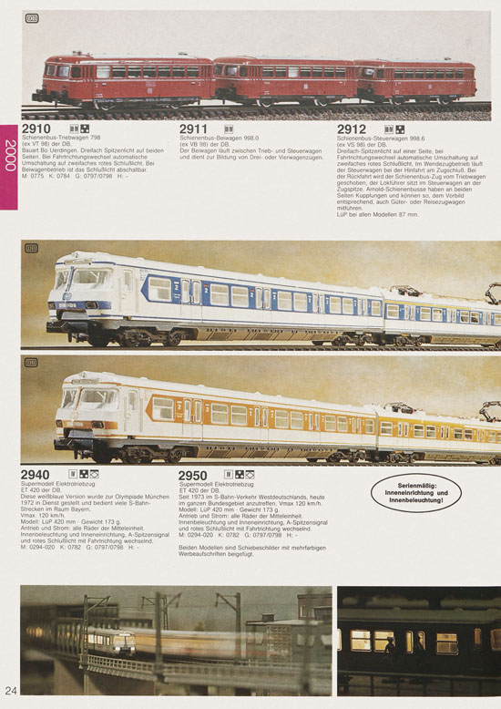 Seite 26 Arnold Katalog N-Modellbahnen 1979-1980