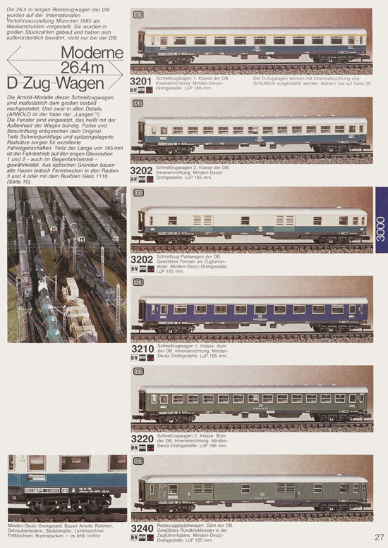 Seite 29 Arnold Katalog N-Modellbahnen 1979-1980