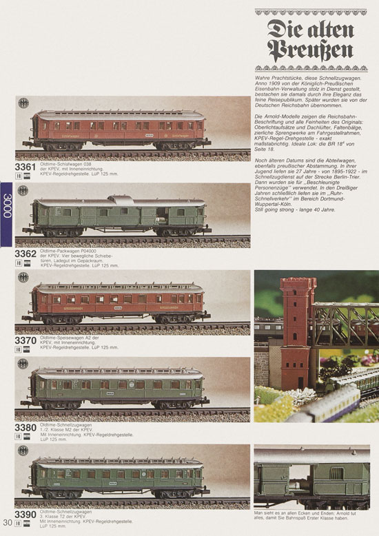 Seite 32 Arnold Katalog N-Modellbahnen 1979-1980