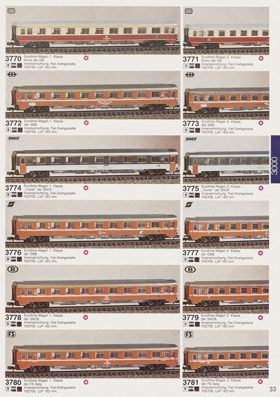 Seite 35 Arnold Katalog N-Modellbahnen 1979-1980