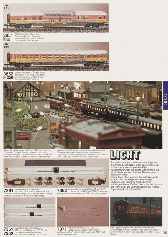 Seite 37 Arnold Katalog N-Modellbahnen 1979-1980
