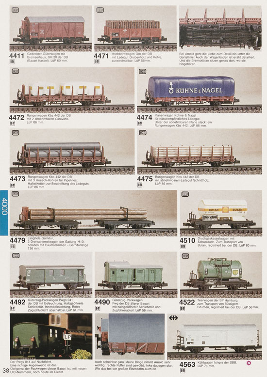 Seite 40 Arnold Katalog N-Modellbahnen 1979-1980