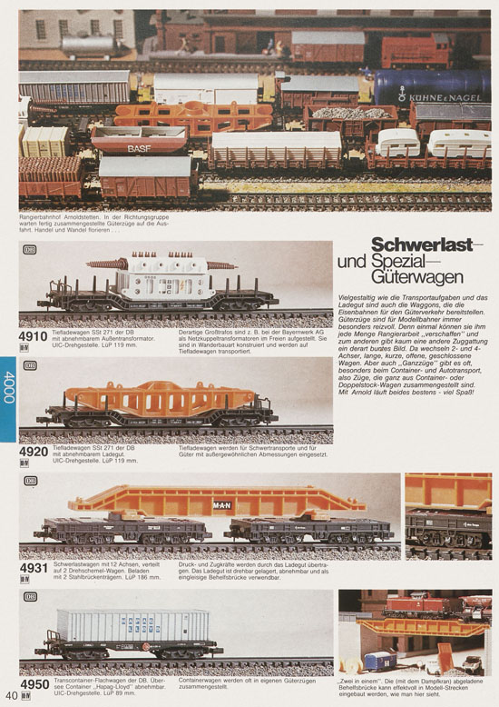 Seite 42 Arnold Katalog N-Modellbahnen 1979-1980