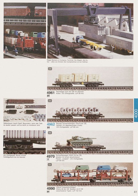 Seite 43 Arnold Katalog N-Modellbahnen 1979-1980
