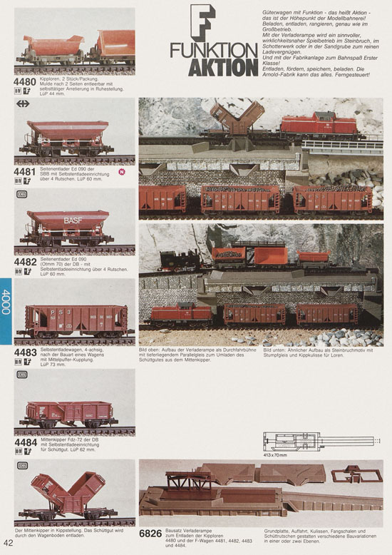 Seite 44 Arnold Katalog N-Modellbahnen 1979-1980