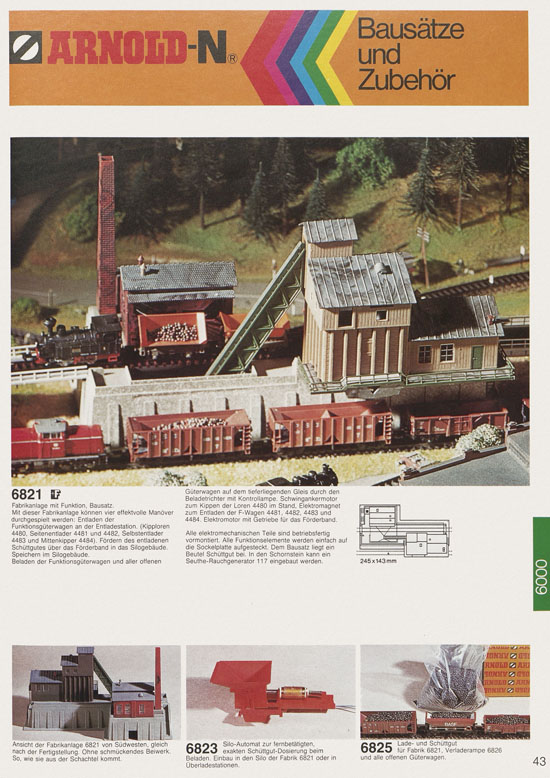 Seite 45 Arnold Katalog N-Modellbahnen 1979-1980