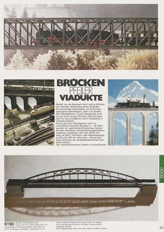 Arnold Katalog N-Modellbahnen 1979-1980