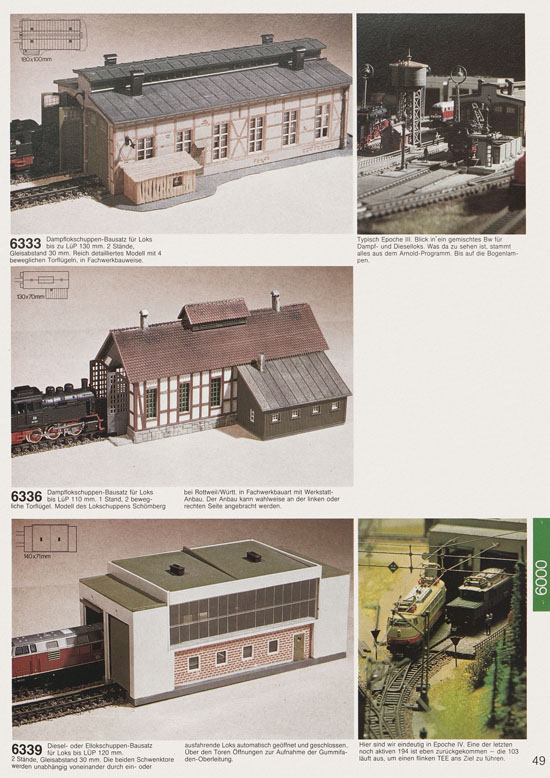 Arnold Katalog N-Modellbahnen 1979-1980