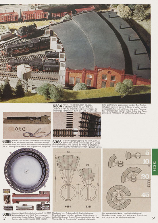 Seite 53 Arnold Katalog N-Modellbahnen 1979-1980