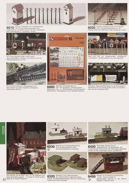 Seite 54 Arnold Katalog N-Modellbahnen 1979-1980