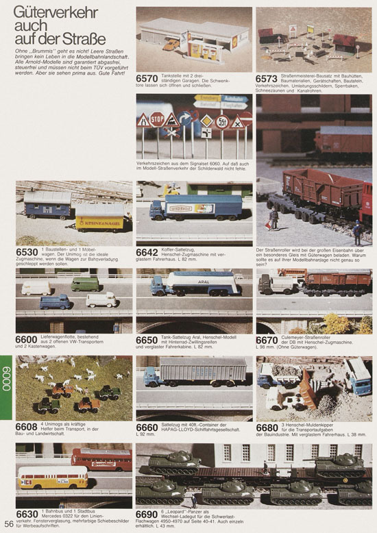 Seite 58 Arnold Katalog N-Modellbahnen 1979-1980