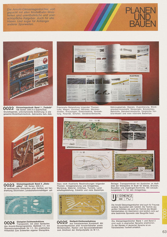 Seite 65 Arnold Katalog N-Modellbahnen 1979-1980