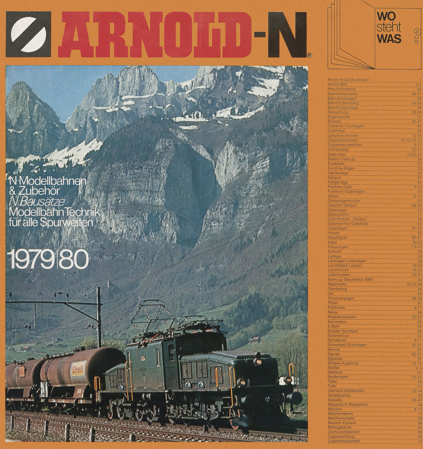 Arnold Katalog N-Modellbahnen 1979-1980