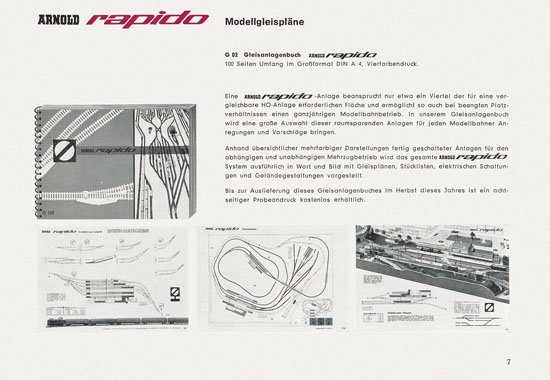 Arnold rapido Neuheiten 1964